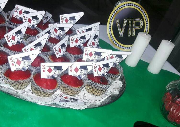 Cupcakes temáticos POKER