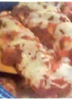 A picture of Chicken Cheese Enchilada.