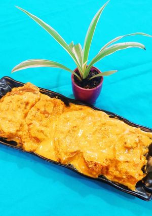A picture of Cabbage malai curry.