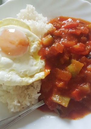 Hình của món Rau củ quả nấu sốt cà chua - món chay ngon cho ngày lười nấu.