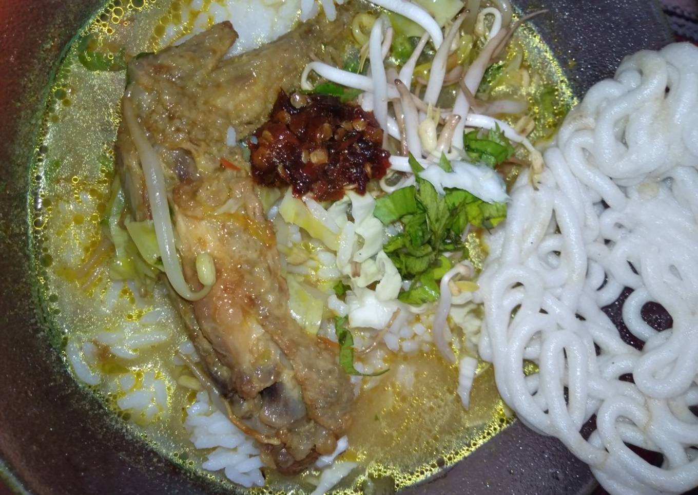 Soto Ayam Simple (anak kost)