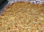 A picture of cornbread dressing