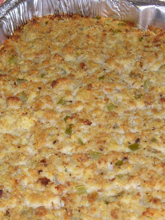 A picture of Brenda's Cornbread Dressing.