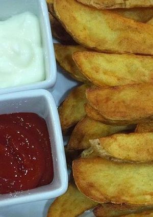 صورة لوصفة بطاطس ودجز