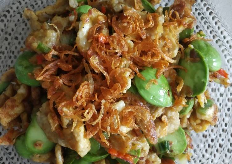 Cara Membuat Telur Orak Arik Petai ala qu 😋 Untuk Jualan