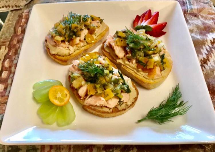 Easiest Way to Prepare Yummy Meyers lemon π Dill relish On top of hummus Toast Easiest Way to Prepare Yummy Meyers lemon π Dill relish On top of hummus Toast