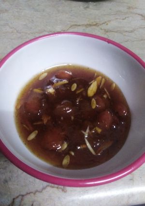 A picture of Aalubukhara chutni.