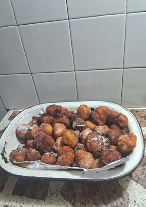 Una foto de Buñuelos azucarados de canela