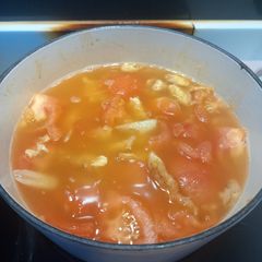 A picture of Tomato Egg Soup.