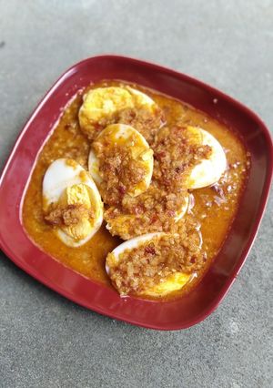 Foto resep Telur sambal ebi