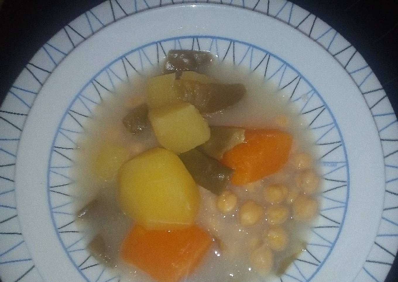 Puchero sin pringá para dietas