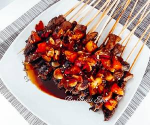 Resep mudah Sate Kambing Nikmat Lezat