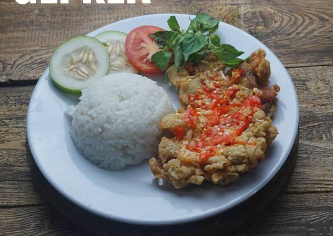 Ayam Geprek Sambal Bawang