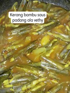 Foto resep Kerang bambu saus padang