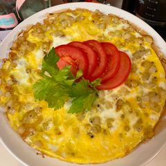 Omelet Kentang/Patatesli menemen/Potato Omelet A picture of Omelet Kentang/Patatesli menemen/Potato Omelet.