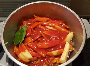 Una foto de Bifes a la Portuguesa