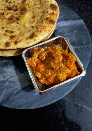 A picture of Baingan Ka Bharta.