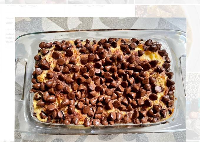 Resep Puding Roti hokaido Anti Gagal