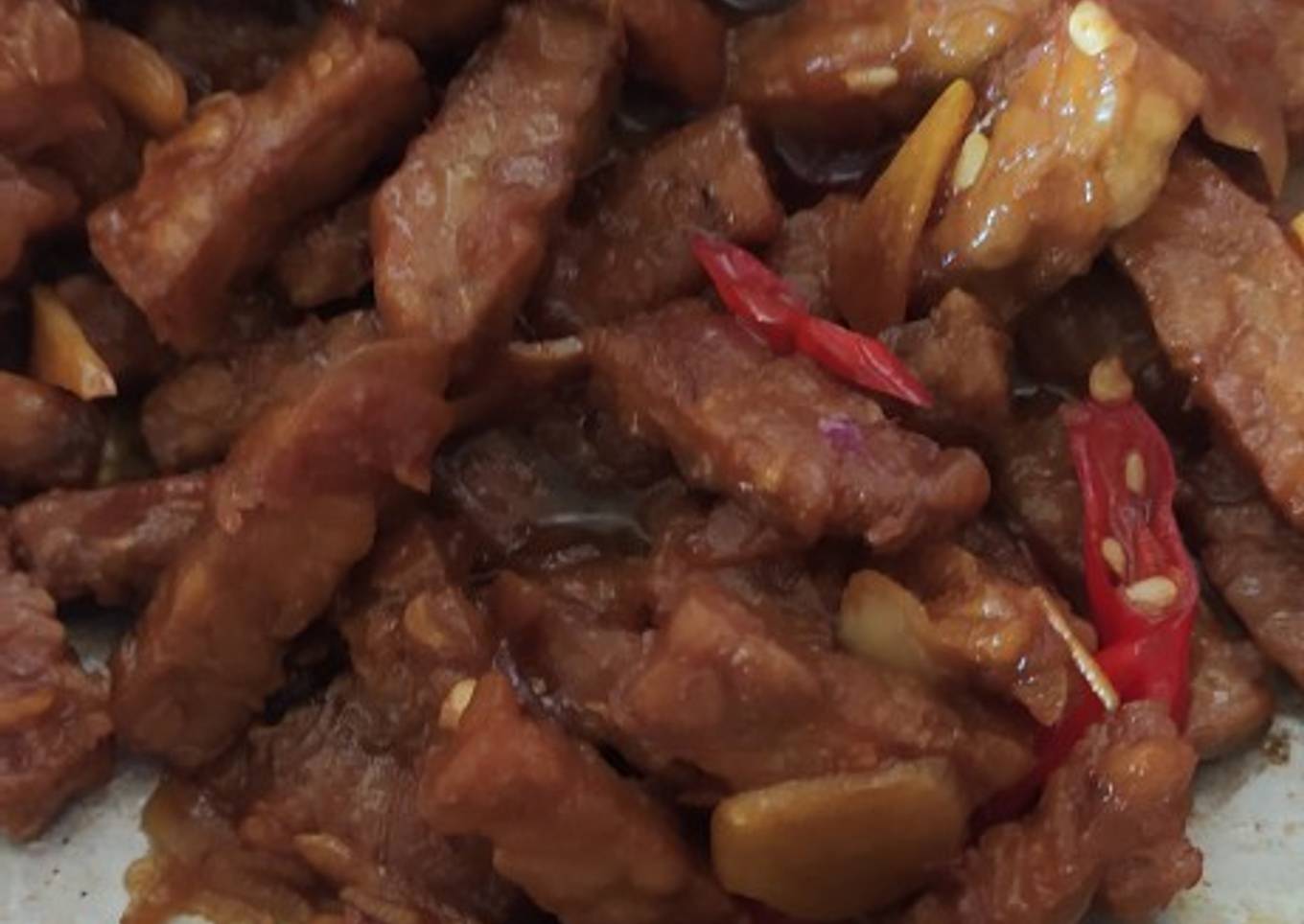 Tempe Kecap manis gurih