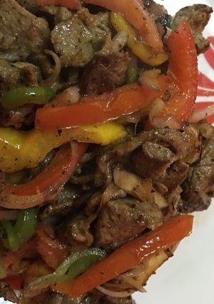 صورة لوصفة فاهيتا اللحم على طريقتى 😋😋😋