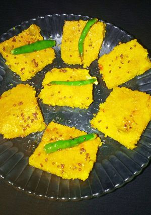 स्टिम खमण ढोकला (steam khaman dhokla recipe in Hindi) रेसिपी मुख्य फोटो