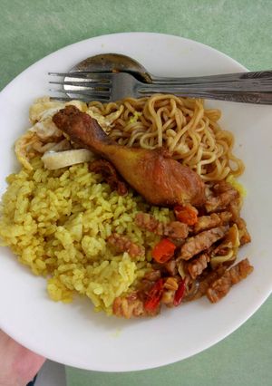Foto resep Nasi Kuning Simple Mudah dan lauk