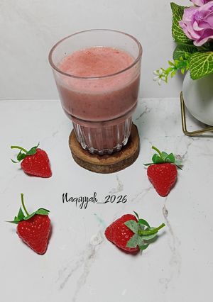 Foto resep Jus Kiwi Strawberry