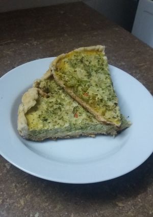 Una foto de Tarta de brócoli