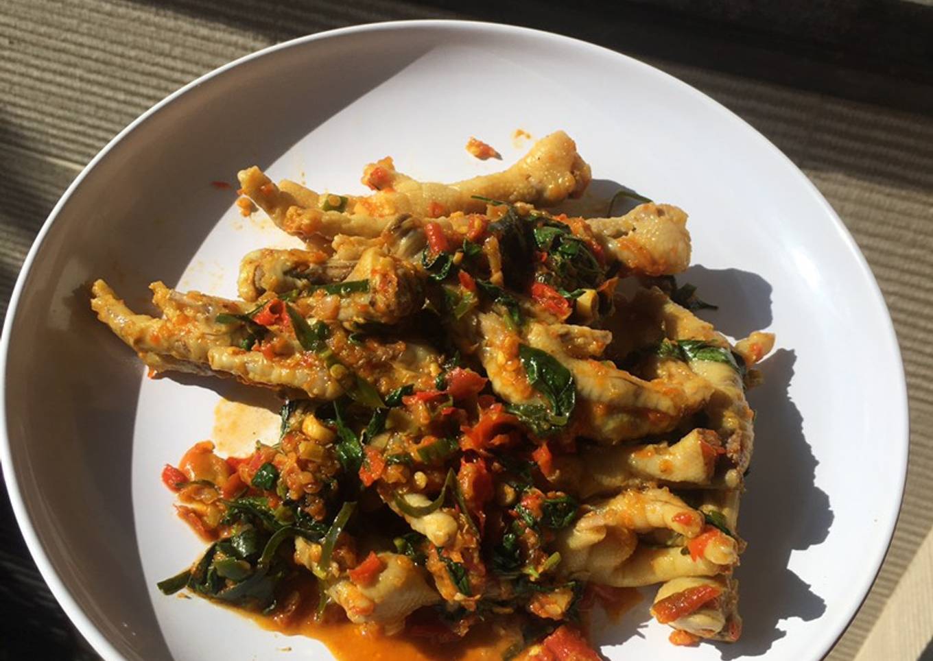 Rica-rica Ceker Pedas