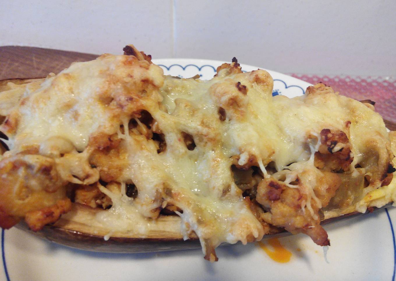 Berenjenas rellenas de carne