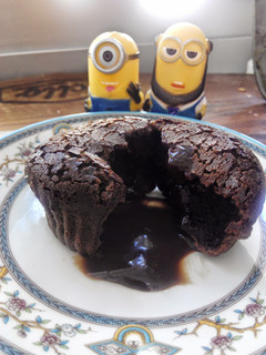 Una foto de Volcán de chocolate