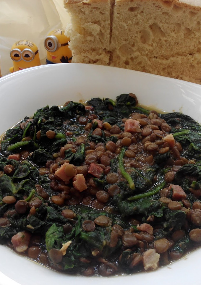 Una foto de Ensalada de lentejas