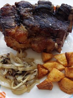 Una foto de Costillar de ternera al horno