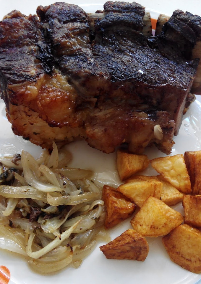 Una foto de Costillar de ternera al horno
