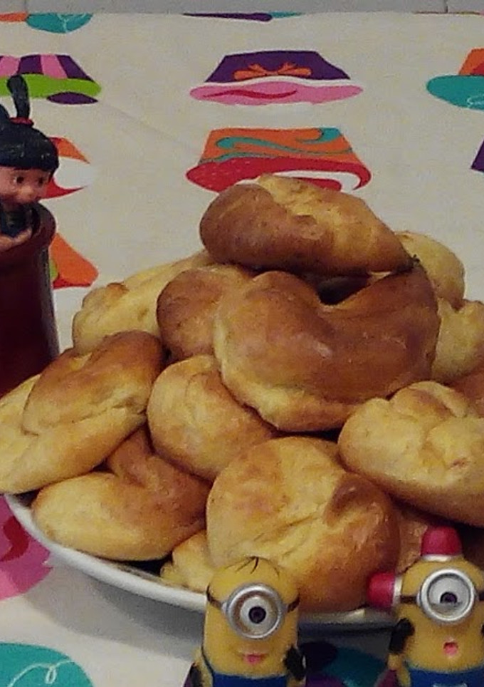 Una foto de Choux de jamón y queso