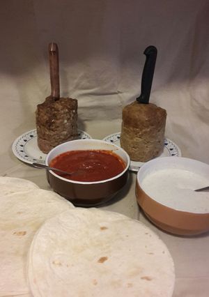 Una foto de Kebab de pavo y pollo con Thermomix