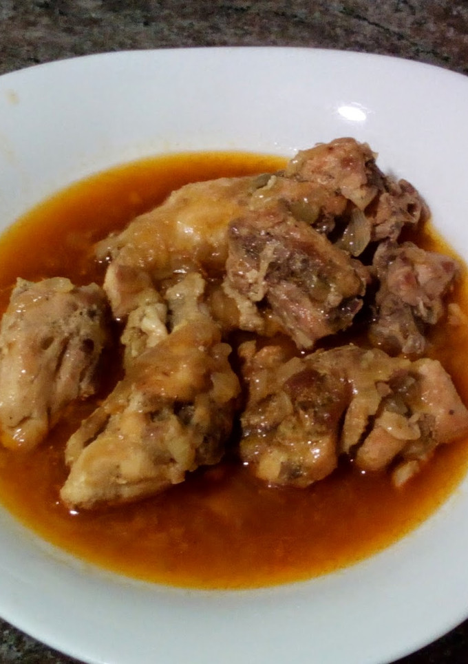 Una foto de Alitas en salsa en thermomix
