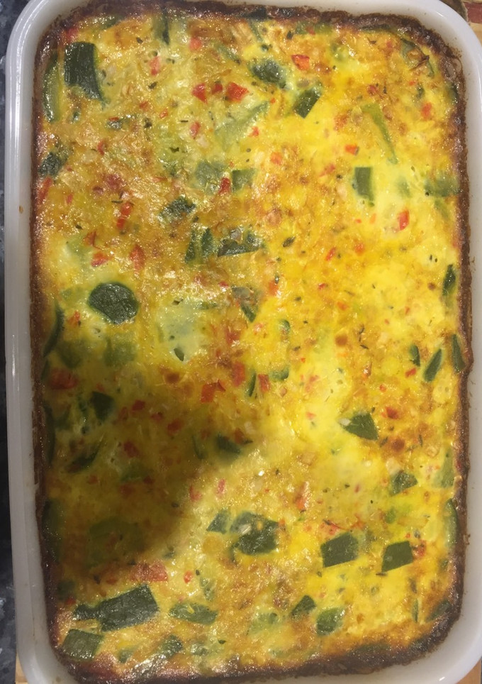 Una foto de Soufflé de zapallitos de tronco muy fácil