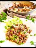 Warmer Eisbergsalat