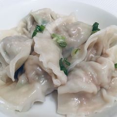 Homemade pork and cabbage dumpling 🥟 A picture of Homemade pork and cabbage dumpling 🥟.