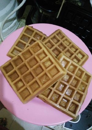 Foto resep Wafel kres diluar, nyum didalam 😋