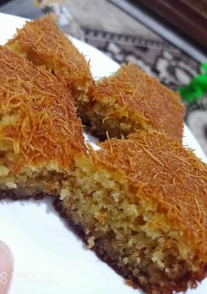 صورة لوصفة بسبوسة بذوق البرتقال