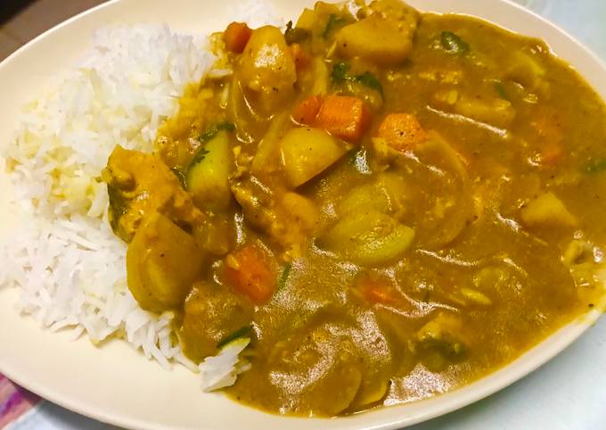 How to Prepare Ultimate Tasty and healthy chicken curry Japanese style