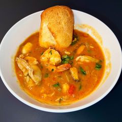 A picture of Grandpa's Seafood Gumbo.