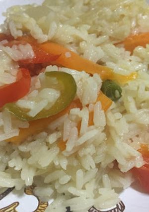Una foto de Arroz con Verduras