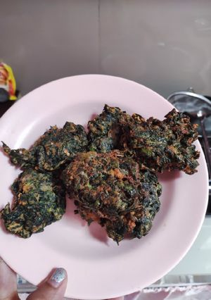 Foto resep Telur dadar daun singkong
