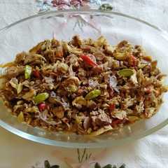 Jantung Pisang Suwir Ayam রেসিপির প্রধান ছবি
