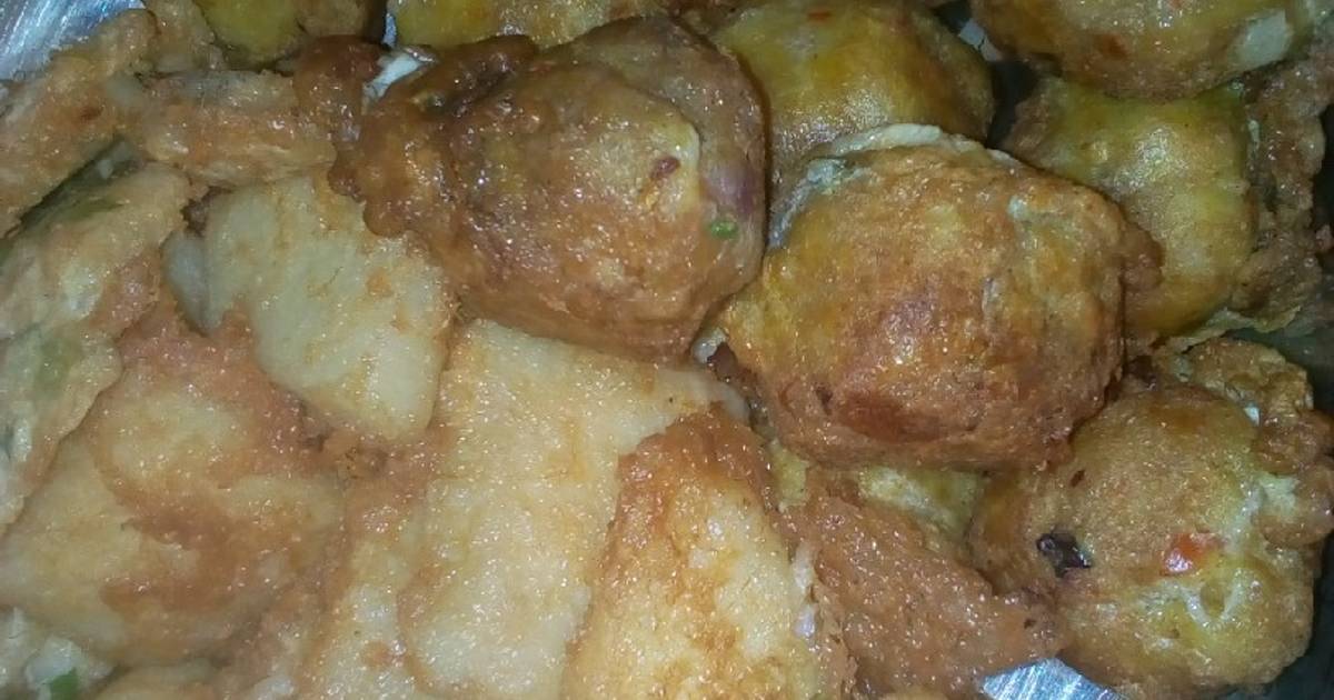 Fried yam & yam balls Recipe by Phariey's Kitchen Cookpad