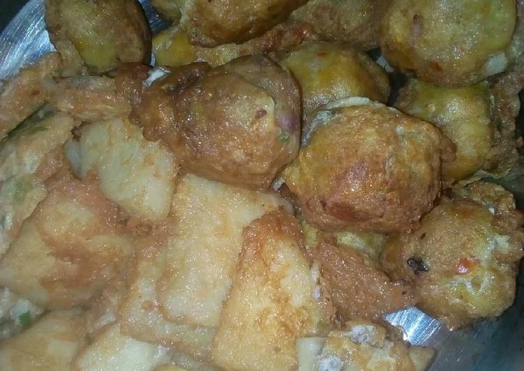 Recipe of Favorite Fried yam &amp; yam balls