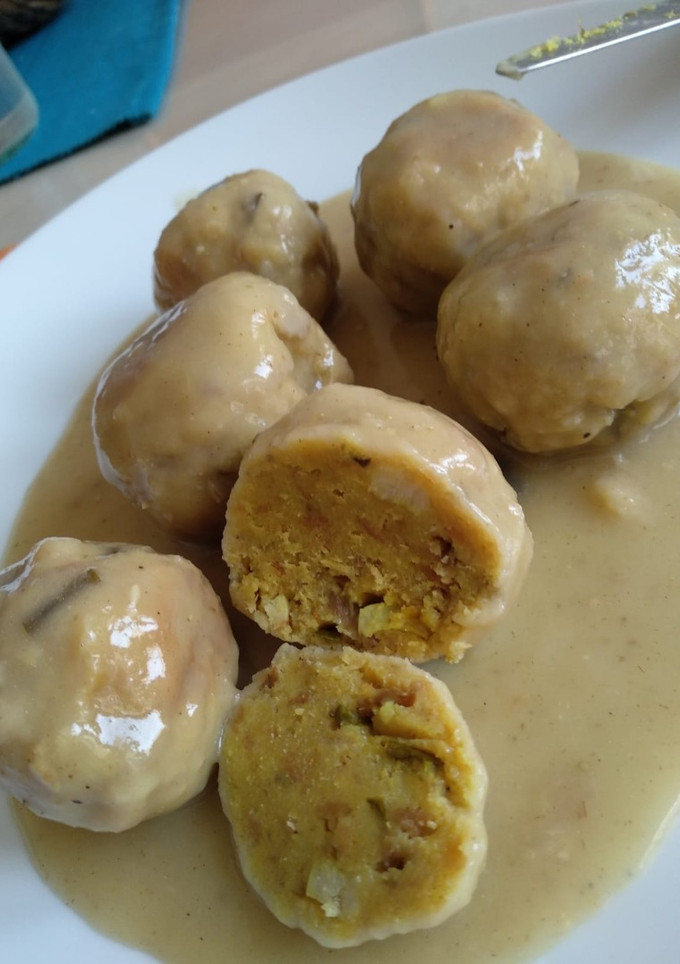 Una foto de Albóndigas de berenjena